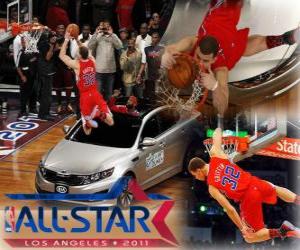 пазл Блэйк Гриффин новый король 2011 NBA Slam Dunk